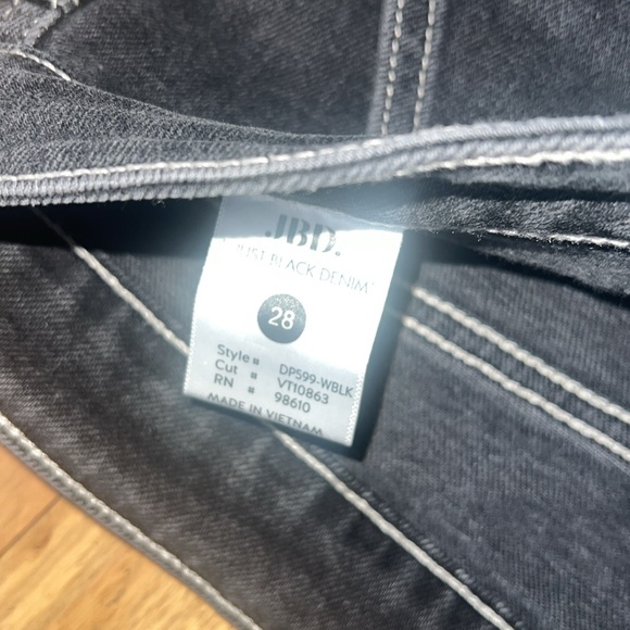 Just Black Denim Carpenter Jeans in Washes Black Size 28 - fits big! - Picture 5 of 11